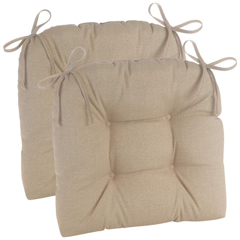 Calvester Red Barrel Studio® Indoor And Outdoor Patio Chair Cushions, 19X18 Inches, Set of 2