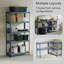 Vida Metal Height -Adjustable Shelving Unit-19298071-19298069