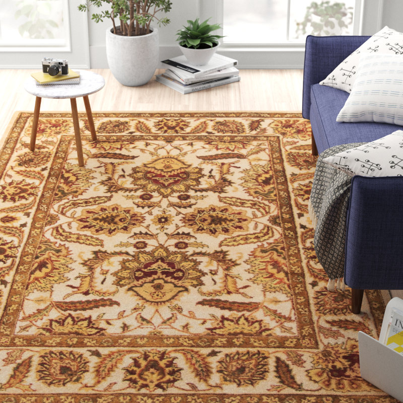Hand Tufted Wool Oriental Rug, Rectangle 4' x 6'
