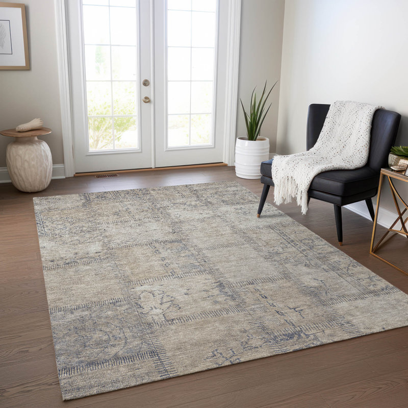 Tapis intérieur / extérieur Mykola, Rectangle 10 pi x 14 pi