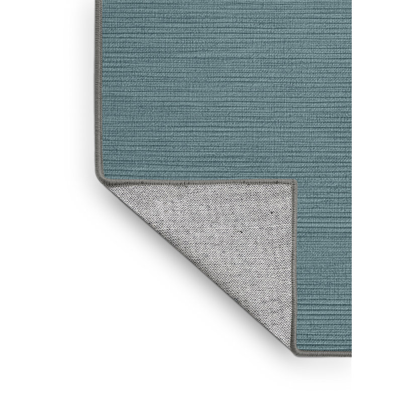 Tapis gris uni lavable à la machine, Rectangle 6 pi x 9 pi