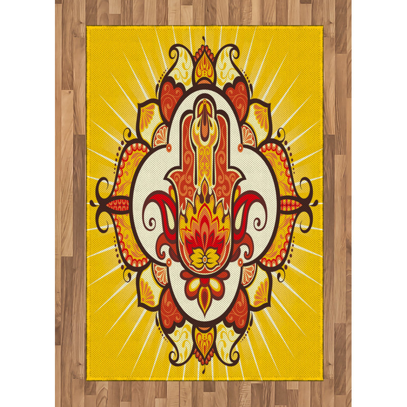 Gearld Hand Woven Area Rug, Rectangle 120 x 180cm