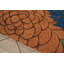 Tapis bleu / orange / rouge crocheté à la main Jeffry-23767841