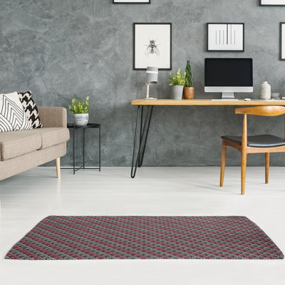 Chenille Geometric Indoor Rug