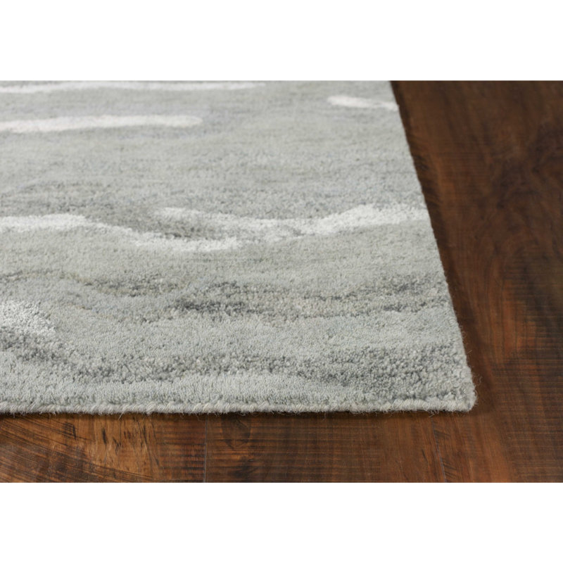 Tapis vert clair touffeté Caley