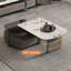 Table basse rotative télescopique moderne et luxueuse