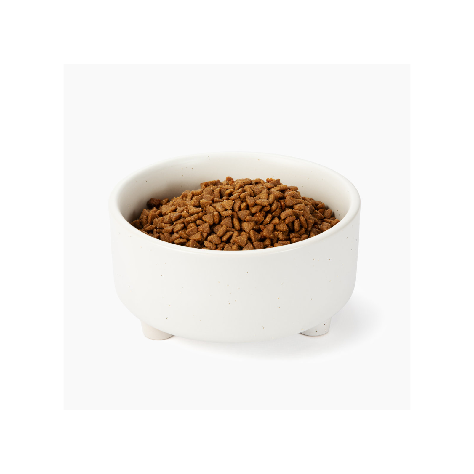 Uplift Ceramic Dog Bowl, Small (2 cups / 16 fluid oz), Speckle
