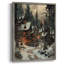 «Christmas Holiday» DCXXII, reproduction d'art encadrée - bois massif-2044268670