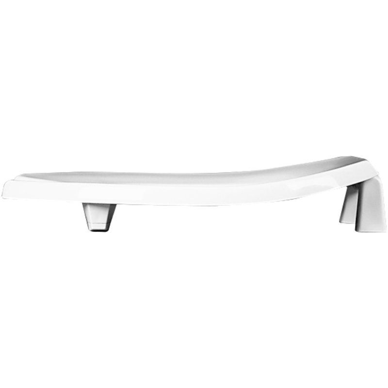 Siège de toilette rond en plastique