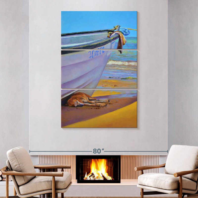 Mehar Dog Tired, 74" H x 48" W
