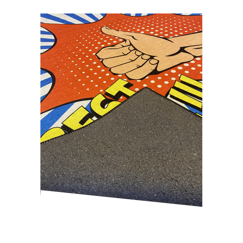 Tapis de texte Pop Art "Best Choice", Rectangle 4 pi 11 po x 9 pi 10 po