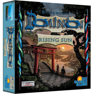 Rio Grande Games Dominion Rising Sun Strategy Board Game, New Cards & Piles, 14+