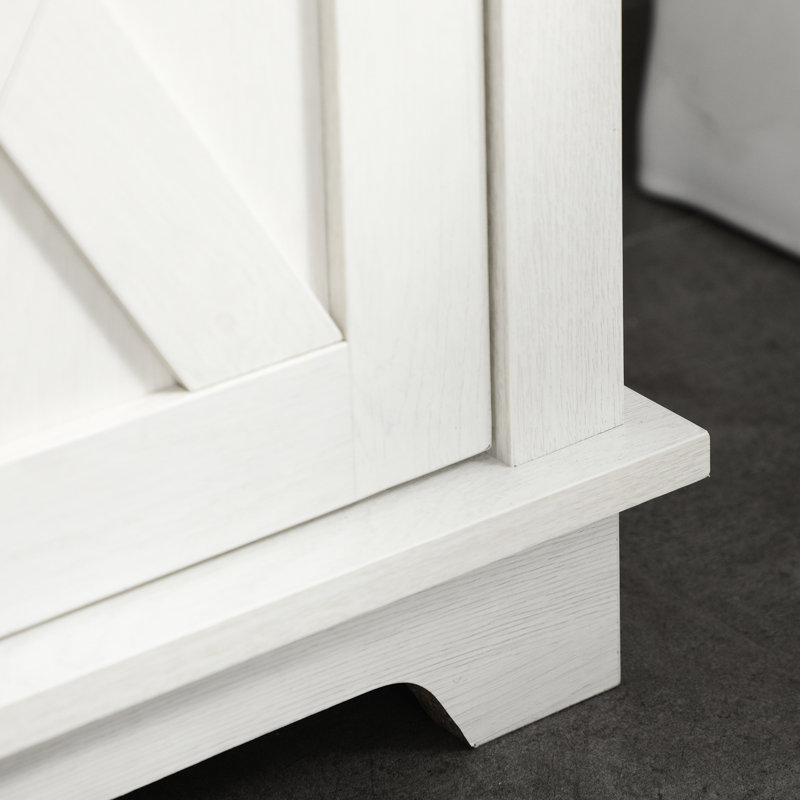 Bathroom Cabinet Under Sink, Decor, White, Double Door, Space Saving Sink Cabinet, Style, Unit