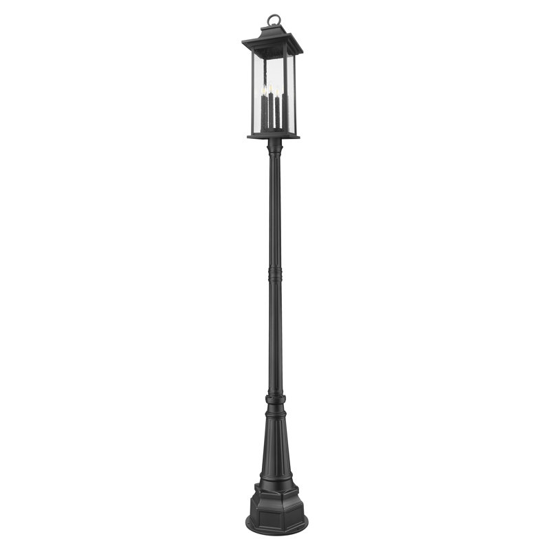 Luminaire d'extérieur sur pied 6 lumières Olvera