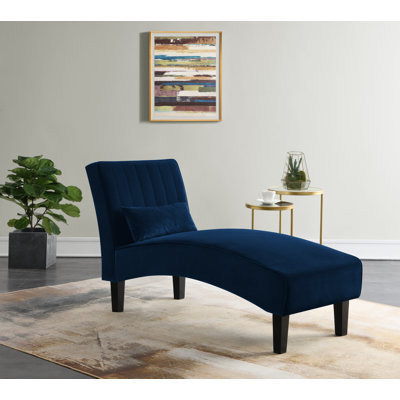 Abbiegail Velvet Chaise Lounge