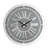 23.62" Roman Numeral Wall Clock With Crushed Diamond Decoration