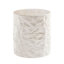 Table d'appoint 15,75 pouces, table basse ronde en fibre de verre pour le salon, la chambre à coucher, table de bout en imitation pierre de conception moderne pour appartement, sans assemblage, beige