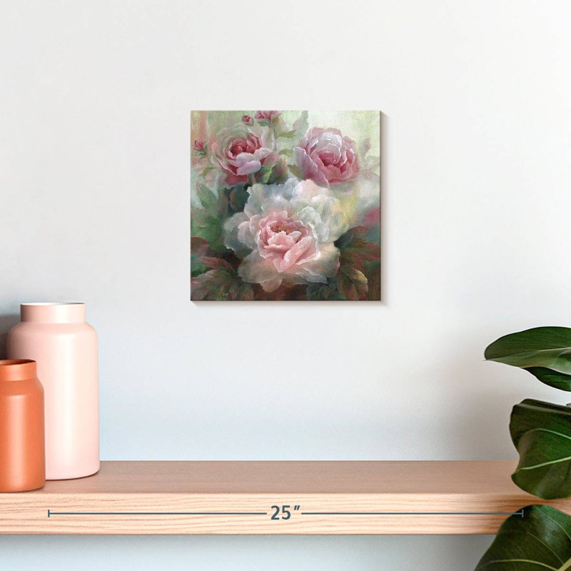 Bouquet de roses blanches Harnek III, H 10 po x l 10 po