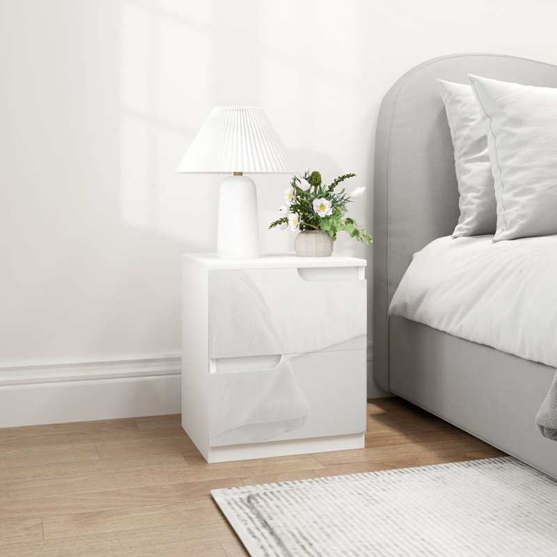 Darnisha 40cm W Particle Board / Chipboard Bedside Table