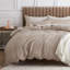 Ensemble de housse de couette à tissage gaufré 100% coton Essential Collection-106246743-109512985