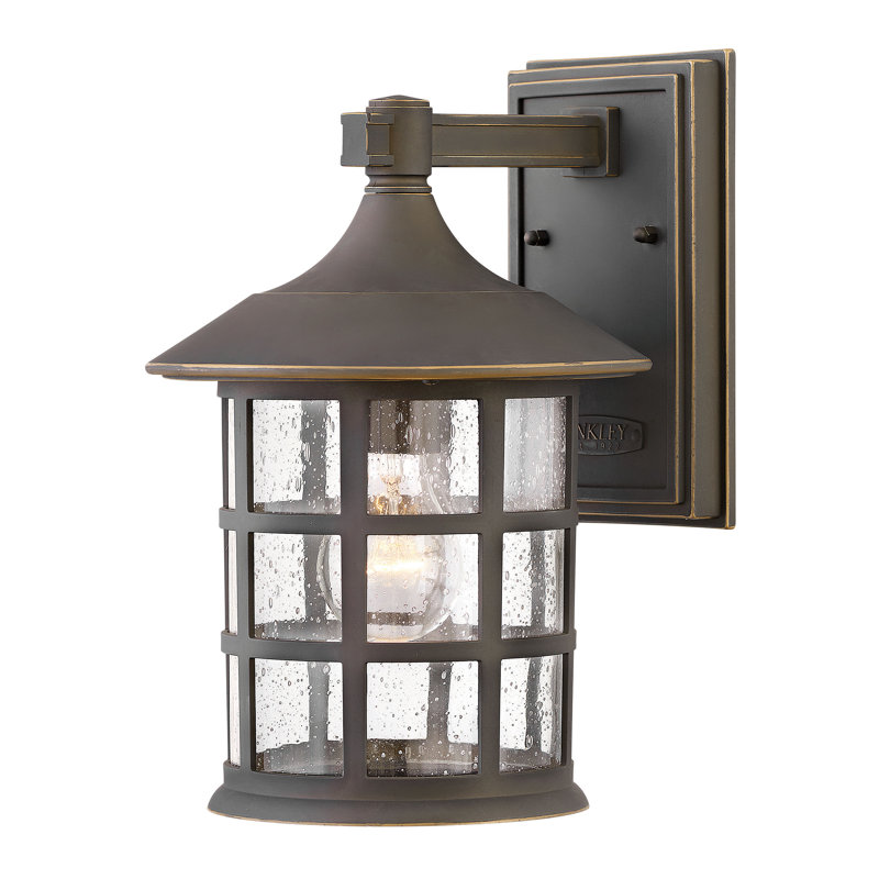 Freeport White 1 - Bulb Outdoor Wall Lantern, 15.25" H x 10" W x 11.24" D, Rubbed Bronze