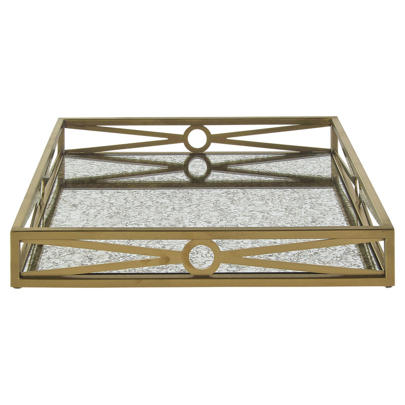 Paris Serving Tray, 2.5" H x 15.75" W x 15.75" D