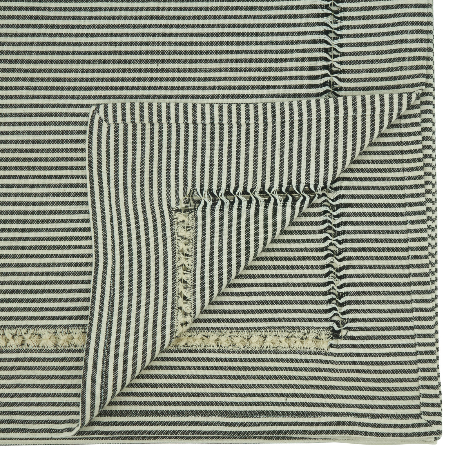 Jaylin Collection Striped Tablecloth, 180"L x 65"W