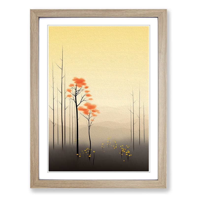 Spring Forest No.2 - Framed Print, Oak Framed, 34cm H x 25cm W