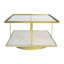 30" Rennovoir Exquisite Modern Coffee Table, Timeless Elegance for Discerning Tastes