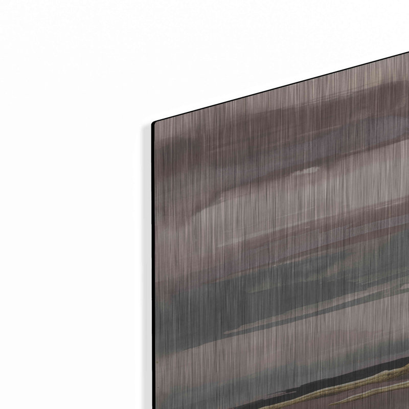 Art mural en métal Wrought Studio ™ «Gilded Morning Fog IV» par Chris Paschke, H 24 po x l 12 po