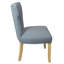 Chaise d'appoint en tissu bleu avec pieds naturels Outenbrook (ensemble de 2 pièces)-1003334276