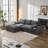 Modern Modular L-shape Sectional Sofa With Chaise-121566186