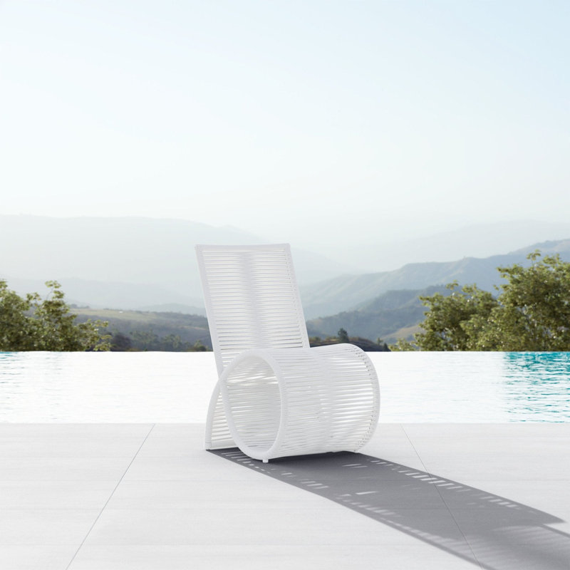 Wave Dining Chair, Matte White/White Mist