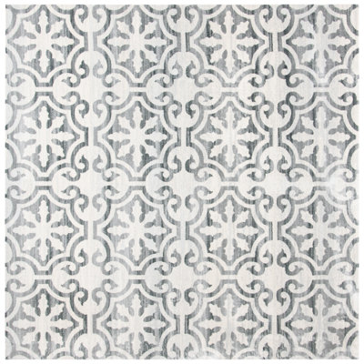 Tapis gris / ivoire Purnell Nine H cent Fifty Six