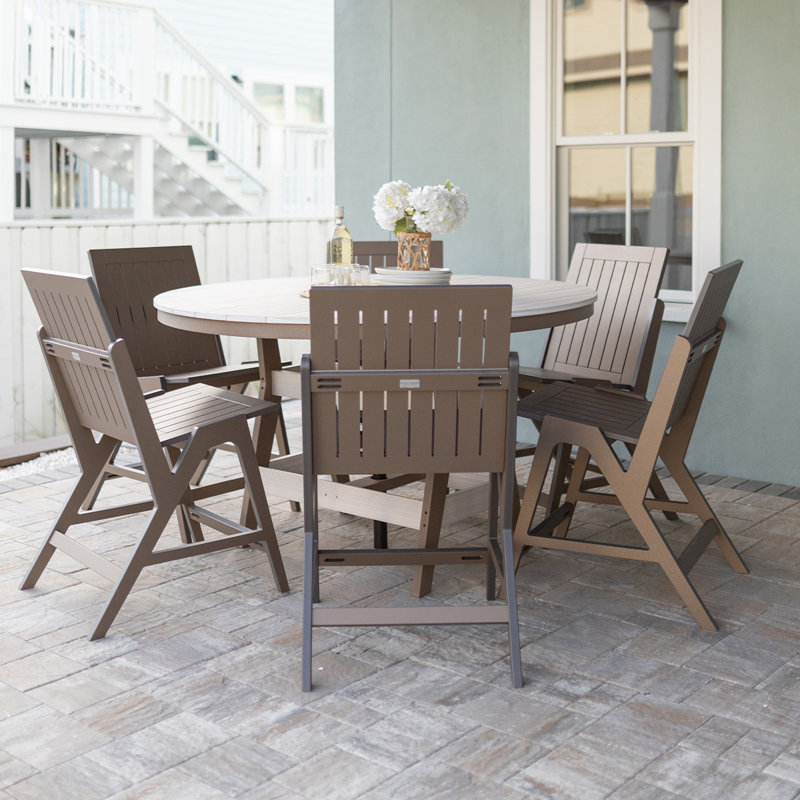 Berlin Gardens Harbor Round Dining Table, 38.87" H x 38" W x 38" D, Sage