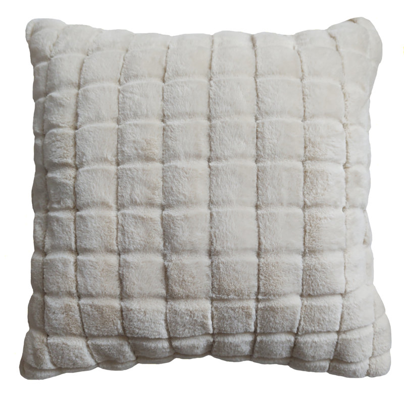 Aquil Square Cushion, Cream