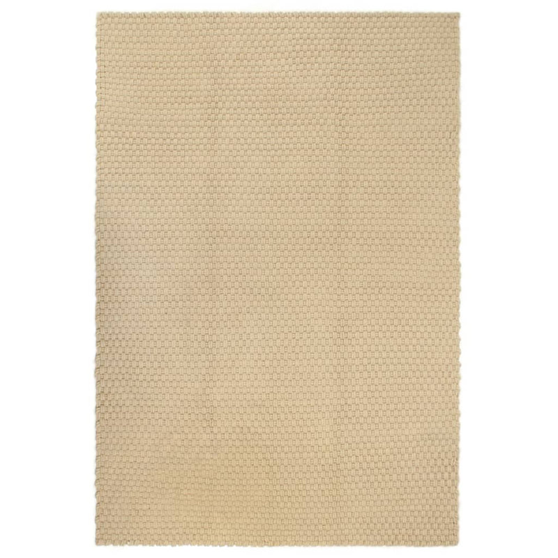 Hyde Solid Colour Cotton Area Rug, Rectangle 160 x 230cm