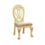 Ensemble de 2 chaises d'appoint formelles Majestic Traditional