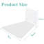 Bibliothèque flottante invisible - Étagères murales en métal blanc moderne pour la chambre, bibliothèque de chambre à coucher, petite bibliothèque au design minimaliste, rangement élégant pour les livres et les décoratifs (4 PCS)