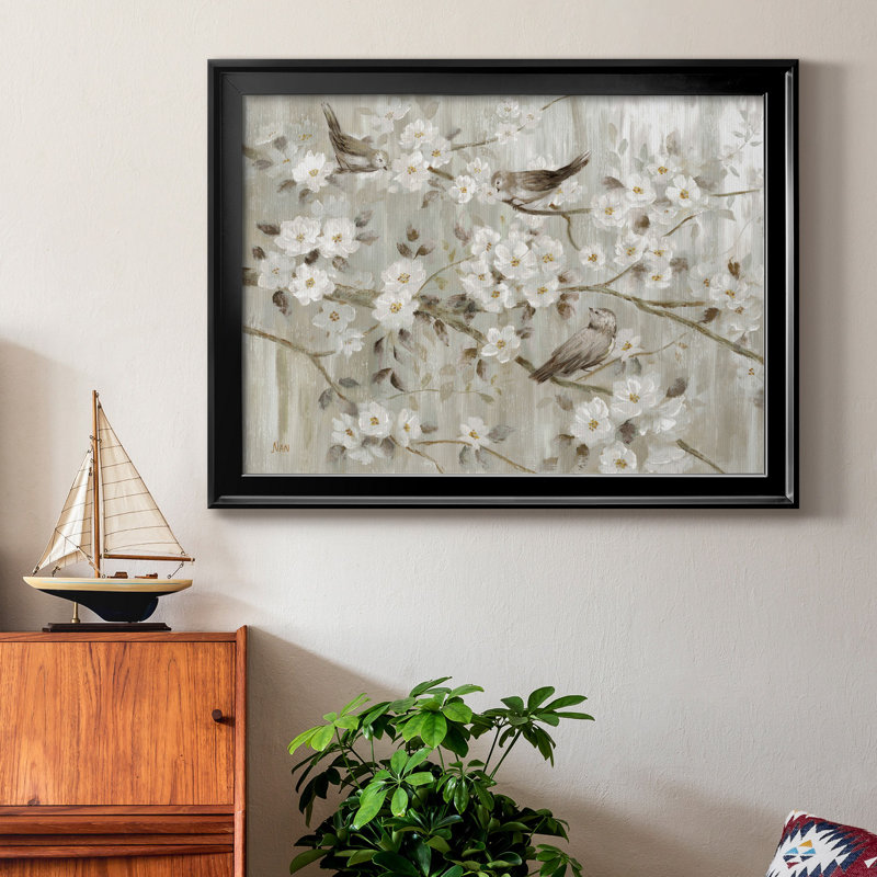«Mount Hood From The Columbia» - impression, Noir, H 18,5 po x l 24,5 po x P 1,5 po