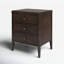 Table de chevet en bois Rushville