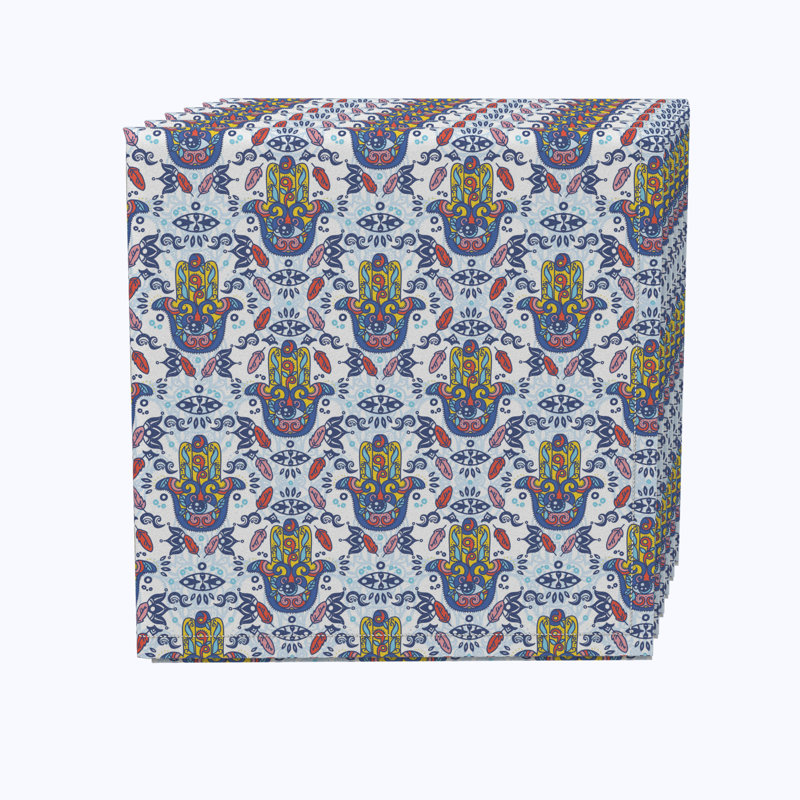 Polyester Geometric Square Napkin