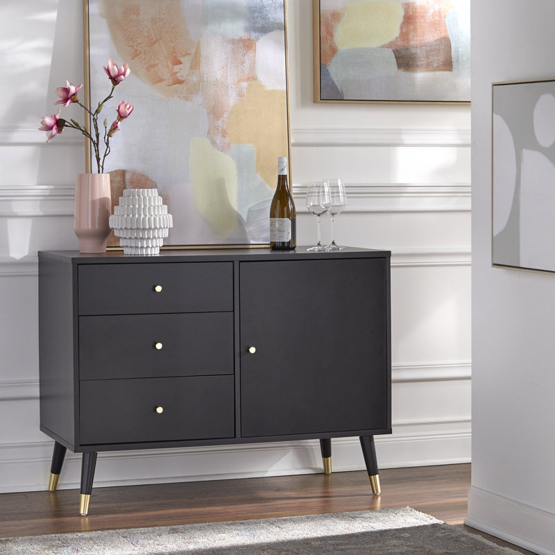 Haya 40.1'' Sideboard, Black