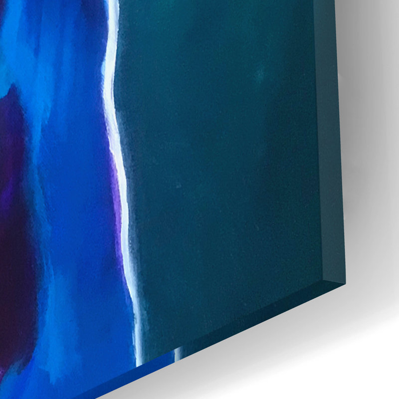 «Great Dane - Blue» par Dawg Painter, H 16 po x l 12 po x P 0,13 po