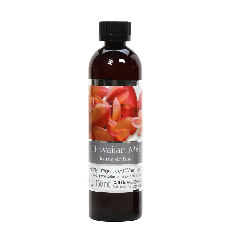 Ensemble de 2 huiles chauffantes à parfum de brume hawaïenne tropicale Hosley's. Cadeau idéal pour les mariages, le spa, le reiki, la méditation et la salle de bain. P1