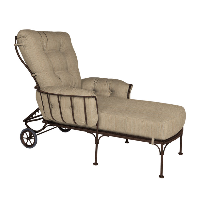 Monterra Outdoor Chaise Lounge, Copper Creek, Alcazar Redwood