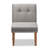 16.7'' H Velvet Upholstered Side Chair