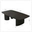 Table basse en panneau de fibres à densité moyenne avec finition en placage de frêne pour le salon, style rustique campagnard, design durable et spacieux