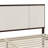 Martha Stewart Jett Wooden Platform Bed With Upholstered Base And Triple Inset Headboard-97967479-97967480