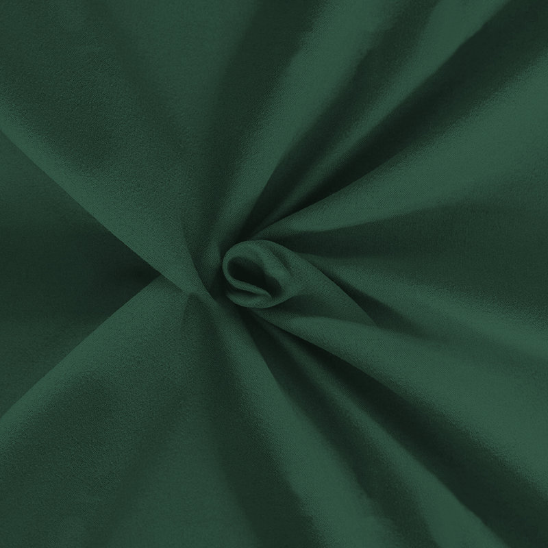 40 cm Soft Brushed Microfiber Extra Deep Fitted Sheet, Double (4'6), Emerald